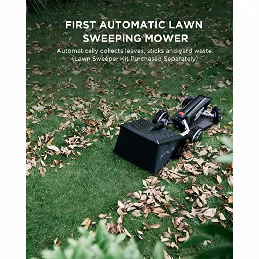 EcoFlow 10 in. Cutting Width, 298 Wh Battery Powered Electric Blade Robot Lawn Mower, Wire-Free Boundaries, Auto-Route