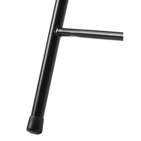 None 900 Star Trail Black Fabric Padded Metal Frame Folding Chair (4-Pack)