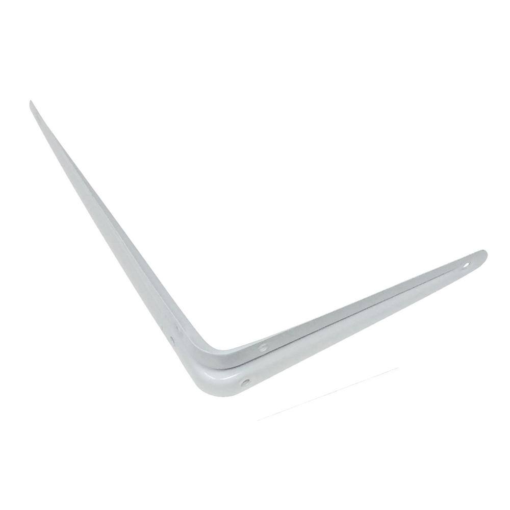 GRIP TIGHT TOOLS 5 in. x 6 in. White Steel Shelf Bracket (24-Pack)