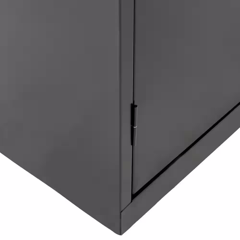 Sandusky Classic Series Steel Combination Cabinet with Adjustable Shelves in Black (72 in. H x 36 in. W x 18 in. D)