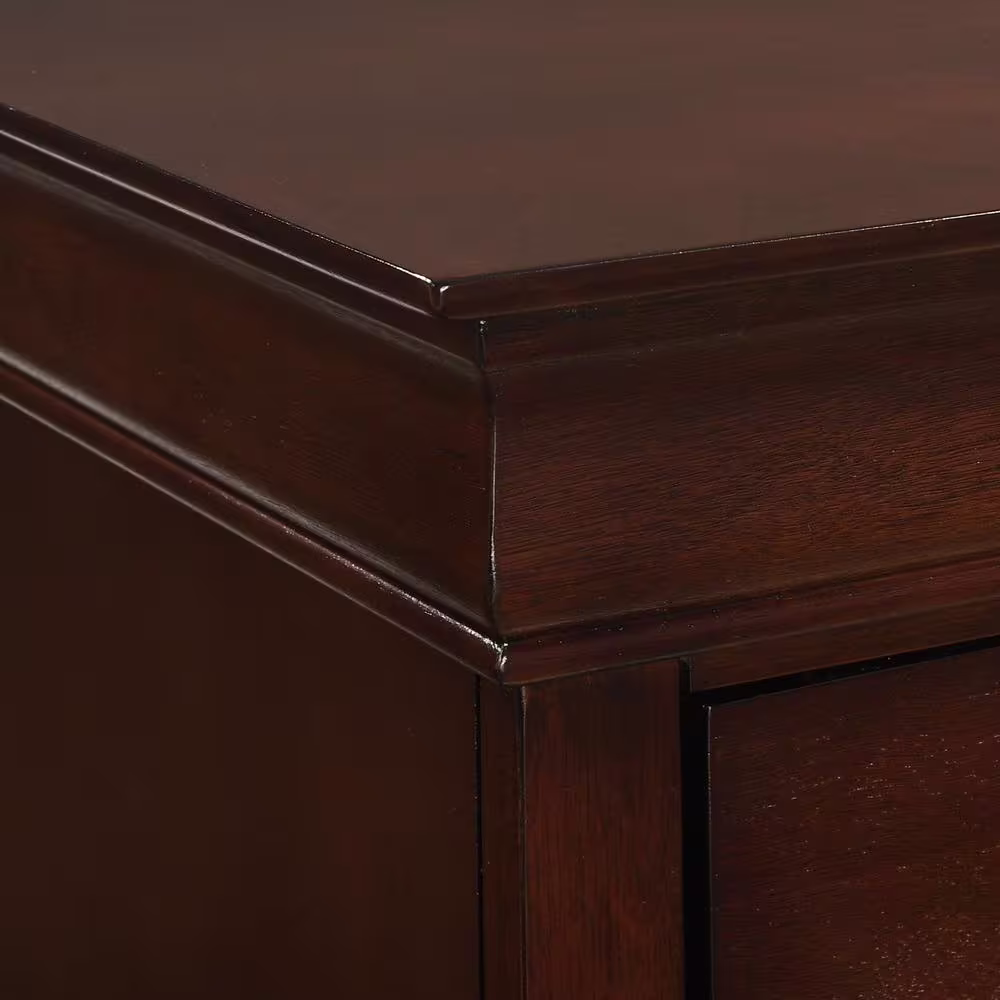 Picket House Furnishings Ellington 5-Drawer Chest in Cherry