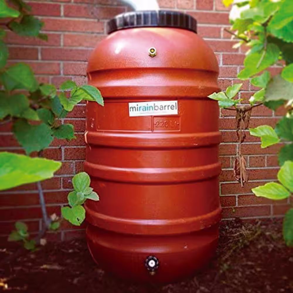None 58 Gal. Rain Barrel Upcycled DIY Kit Used Food Grade Barrel