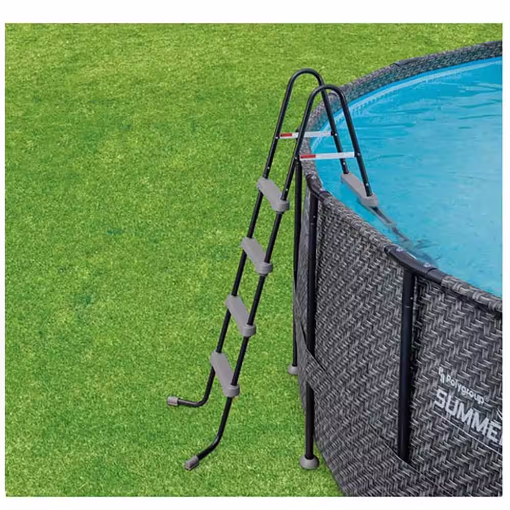 Summer Waves Elite 48 in. Deep Round 240 in. Above Ground Metal Frame Pool Set with Pump