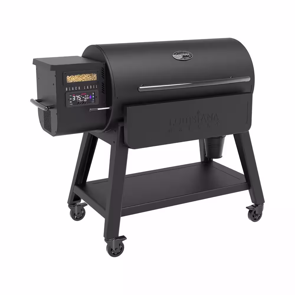 Louisiana Grills 1200 Black Label Pellet Grill with WiFi Control in Black