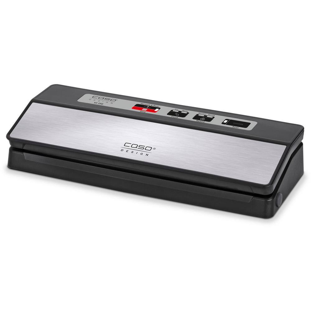 CASO Stainless Deluxe All-In-One Food Vacuum Sealer
