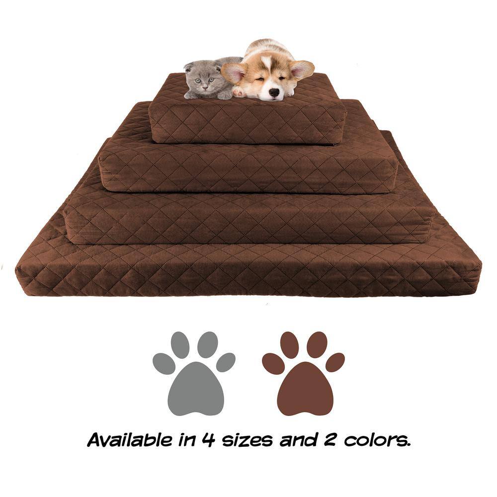 Petmaker Large Chocolate Waterproof Pet Bed