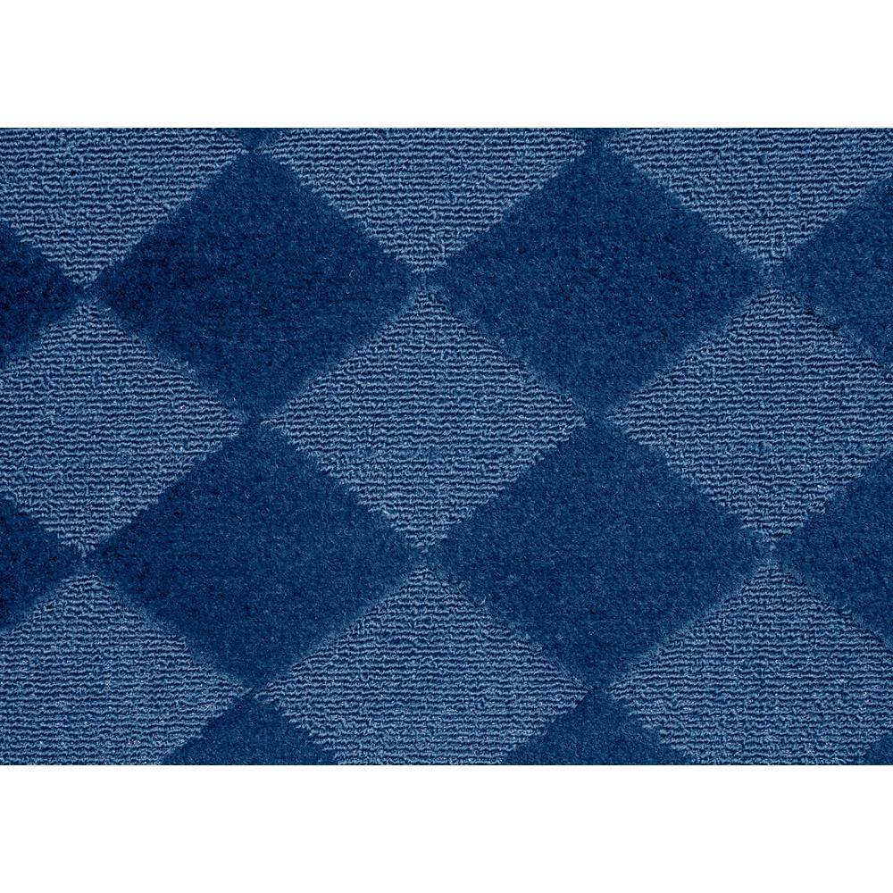 Garland Rug Diamond Navy 12 ft. x 12 ft. Area Rug