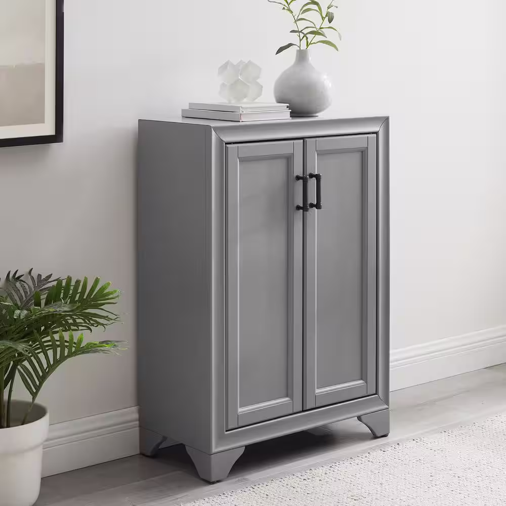 CROSLEY FURNITURE Tara Gray Accent Cabinet