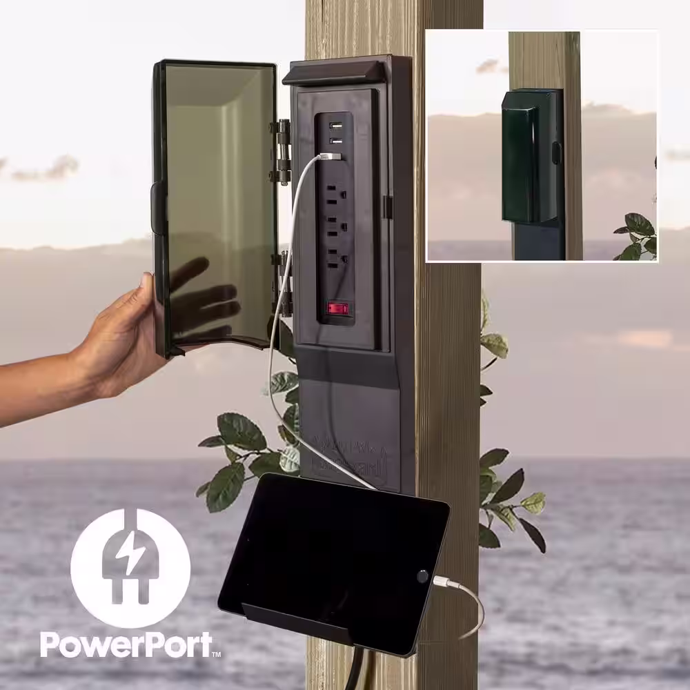 Backyard Discovery Somerville 14 ft. x 10 ft. Barnwood All Cedar Pergola