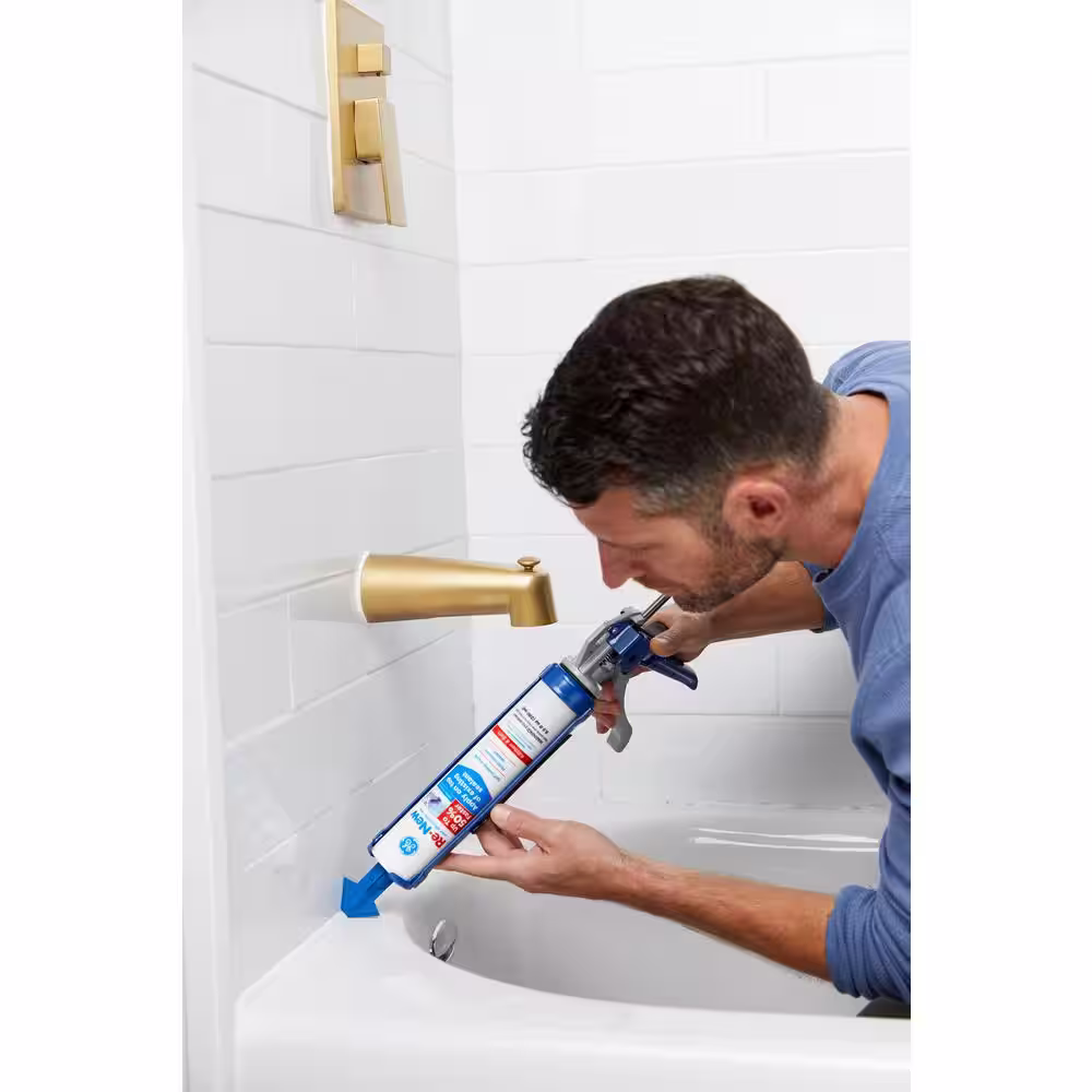 GE Renew 9.5 oz. White Kitchen and Bath Sealant