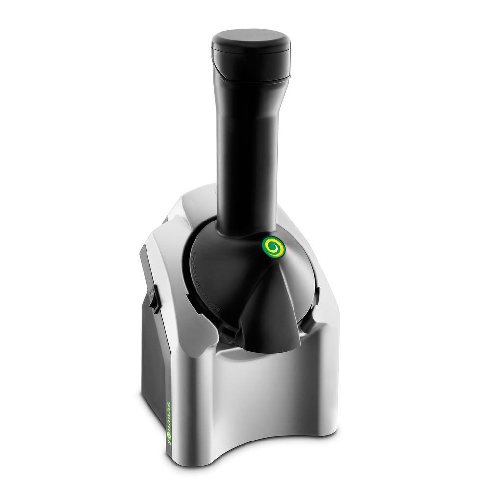 Yonanas Silver Classic Healthy Fruit Soft Serve Dessert Maker Creates Dairy Free Vegan Alternatives to Ice Cream