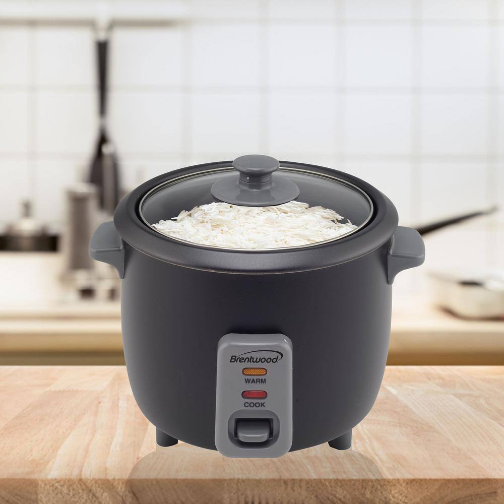 Brentwood 4-Cup Rice Cooker in Black