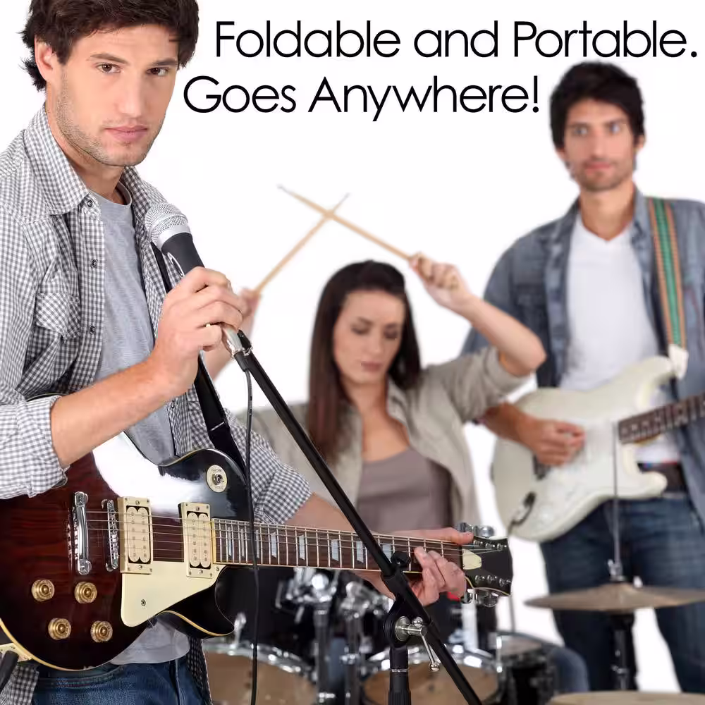 Trademark Home 18 in. Royal Blue Heavy Duty Padded Round Folding Bar Stool