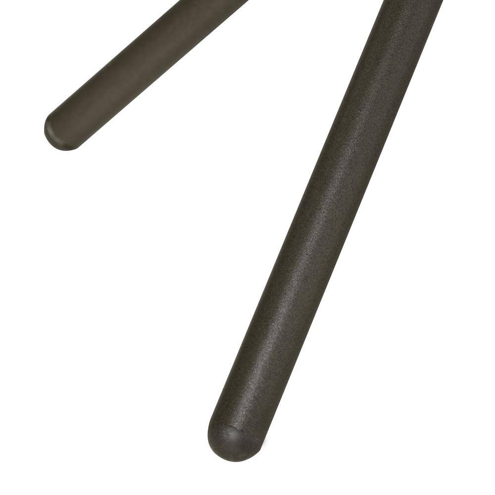 Outsunny Grey 3-Piece Metal Gliding Chair and Tea Table Set Lawn Chair with Tempered Glass