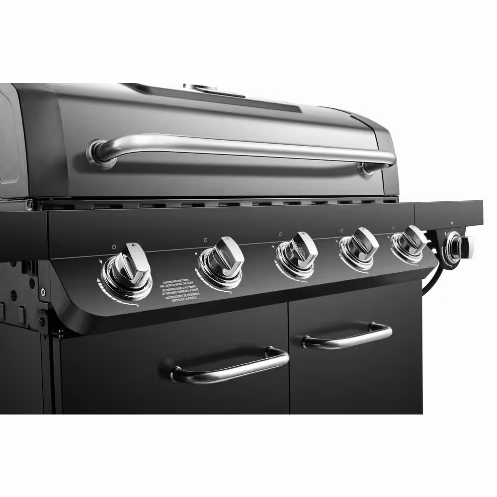 Dyna-Glo Premier 5-Burner Propane Gas Grill in Black