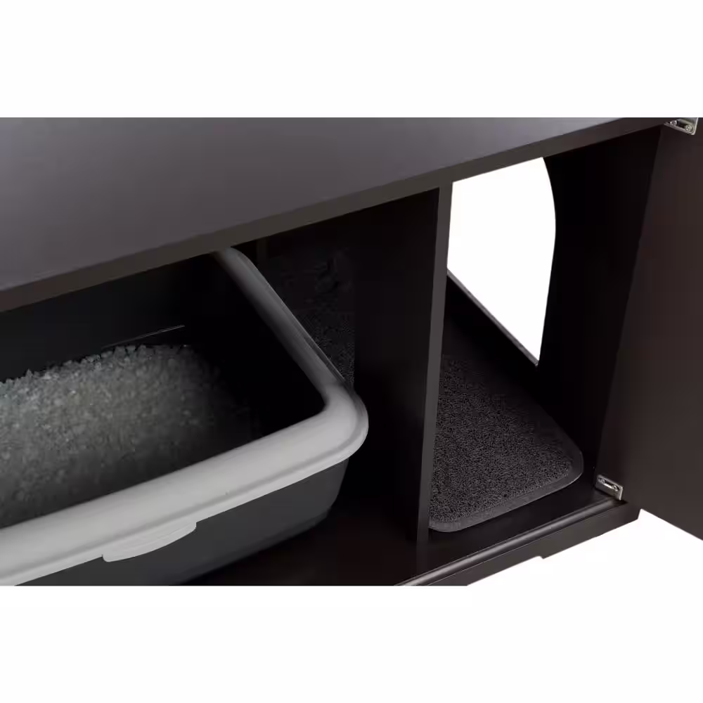 TRIXIE Wooden Pet House XL and Litter Box