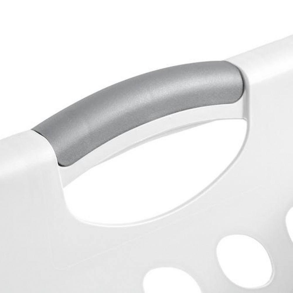 Sterilite Ultra Square Laundry Basket with Titanium Inserts (6-Pack)