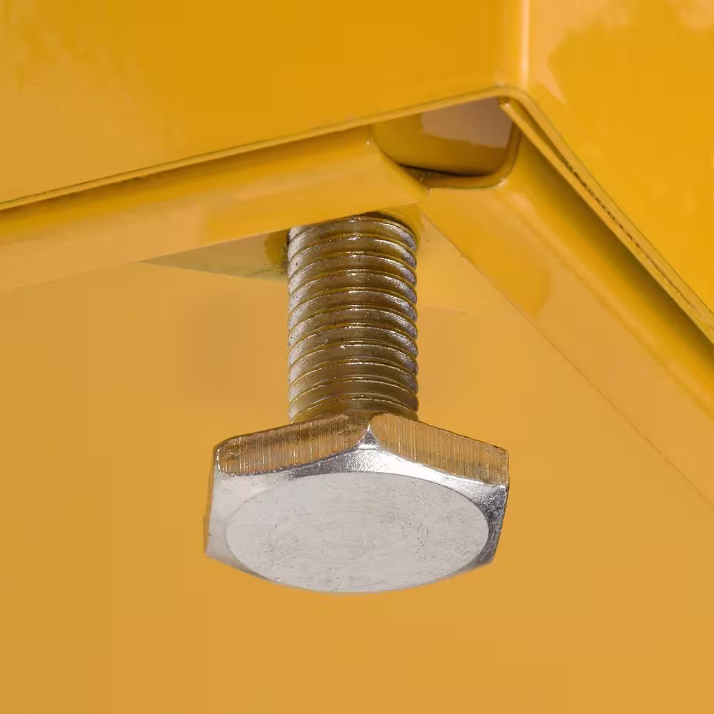 Sandusky Steel Freestanding Garage Cabinet in Yellow (43 in. W x 65 in. H x 18 in. D)