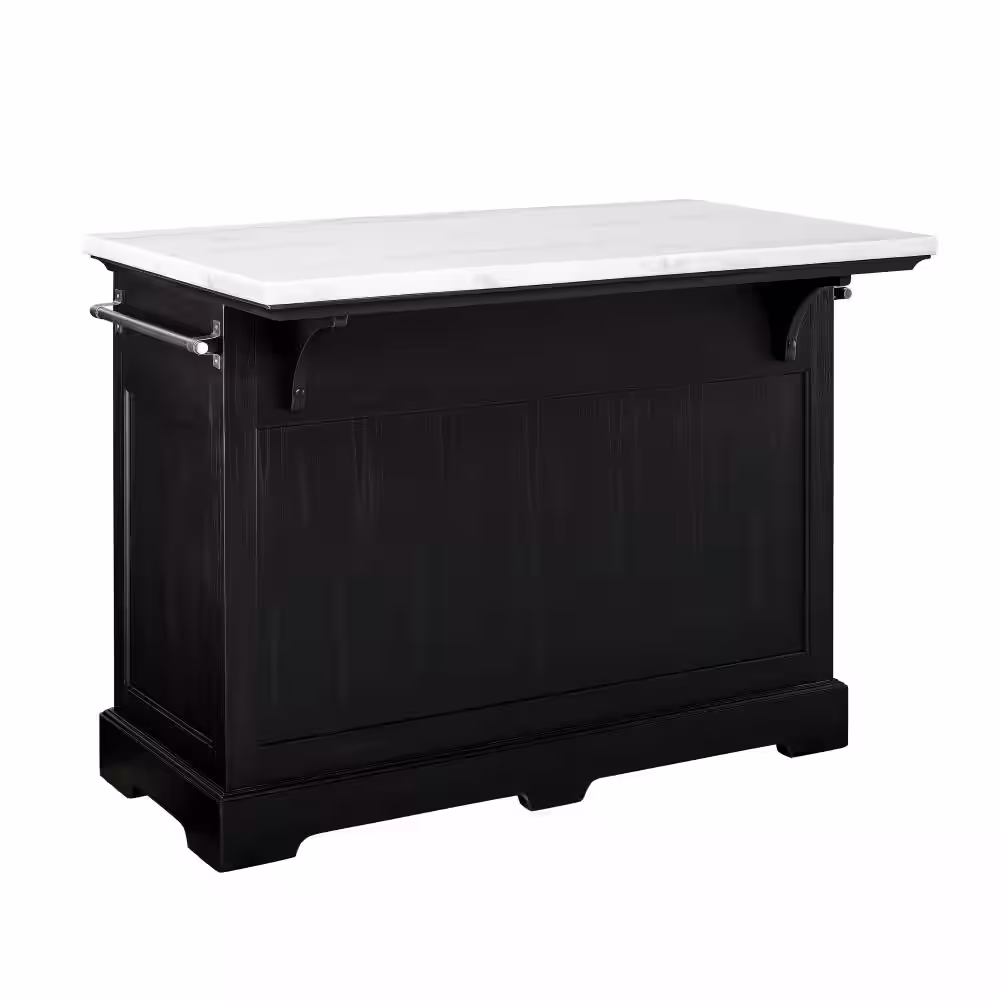 Steve Silver Aspen Ebony Kitchen Island Cart