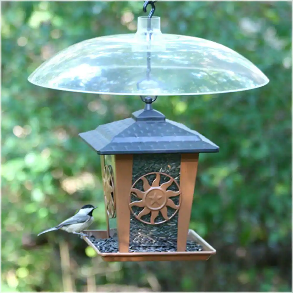 Perky-Pet 16 in. Transparent Squirrel Guard-Â Protective Dome Cover for Hanging Bird Feeders