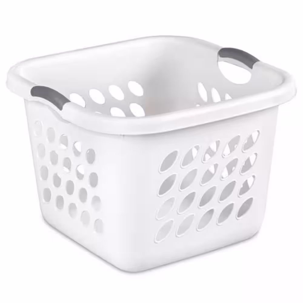 Sterilite Ultra Square Laundry Basket with Titanium Inserts (6-Pack)