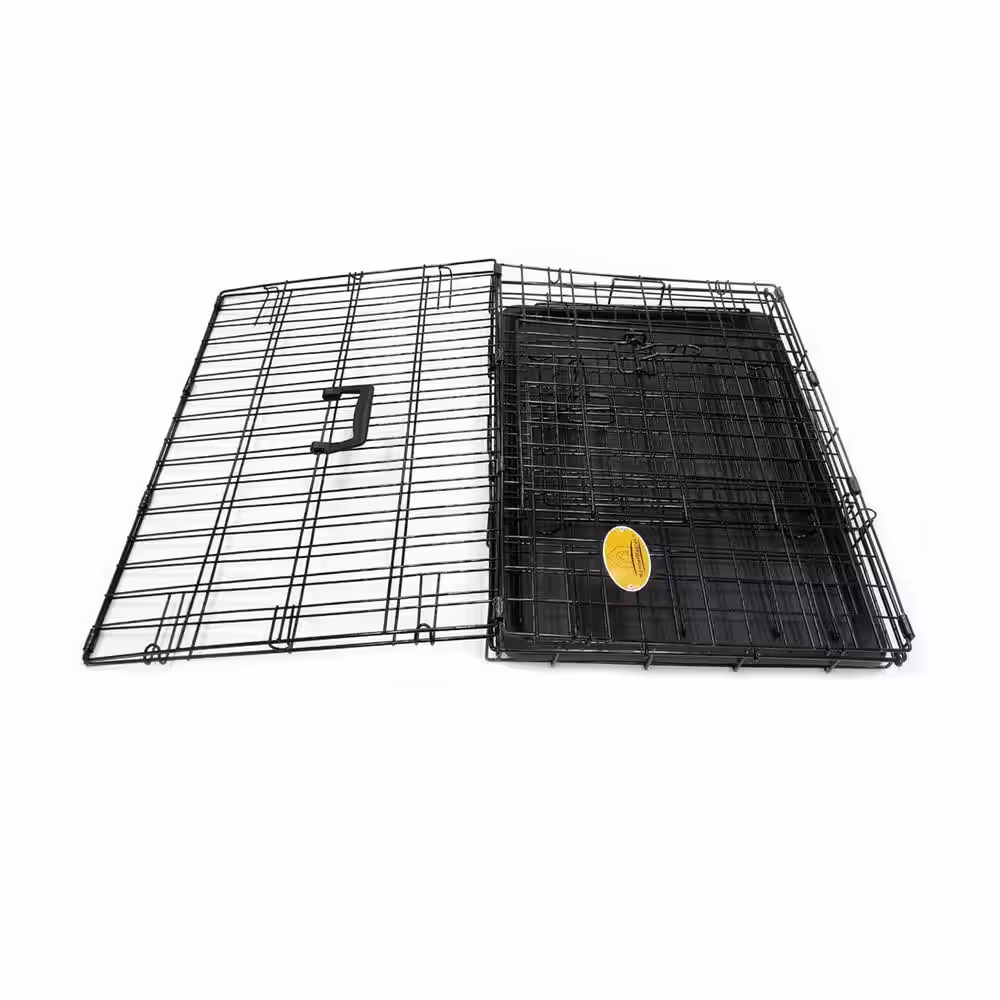 KennelMaster 42 in. x 28 in. x 30 in. Large Wire Dog Crate