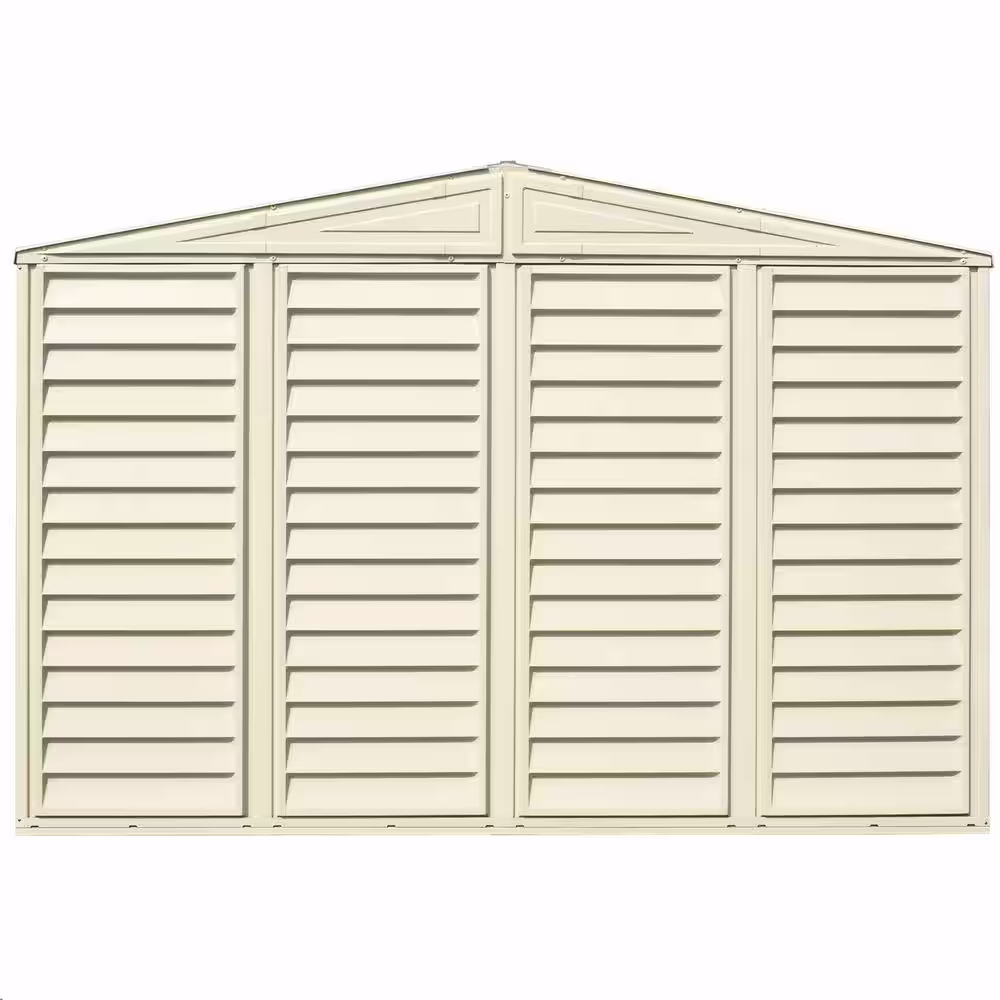 Duramax Building Products Woodbridge 10.5 ft. x 5 ft. Plastic Vinyl Shed with Foundation