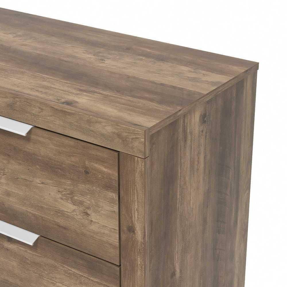 GALANO Harlowin 6-Drawer Knotty Oak Dresser (31.7 in. x 46.5 in. x 16.1 in.)