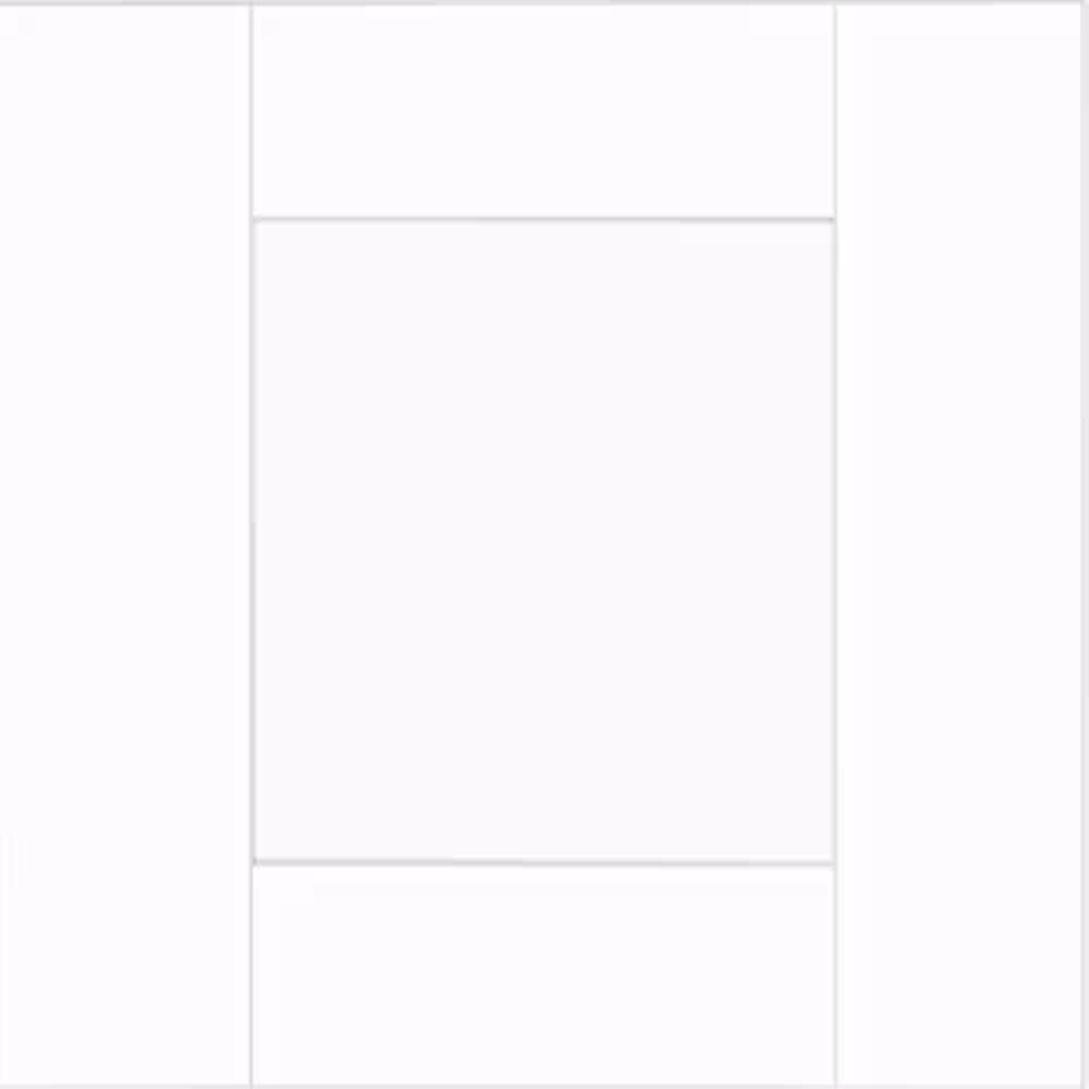 MILL'S PRIDE Richmond Verona White 23 in. H x 60 in. W x 12 in. D Plywood Laundry Room Wall Cabinet with 3 Shelves