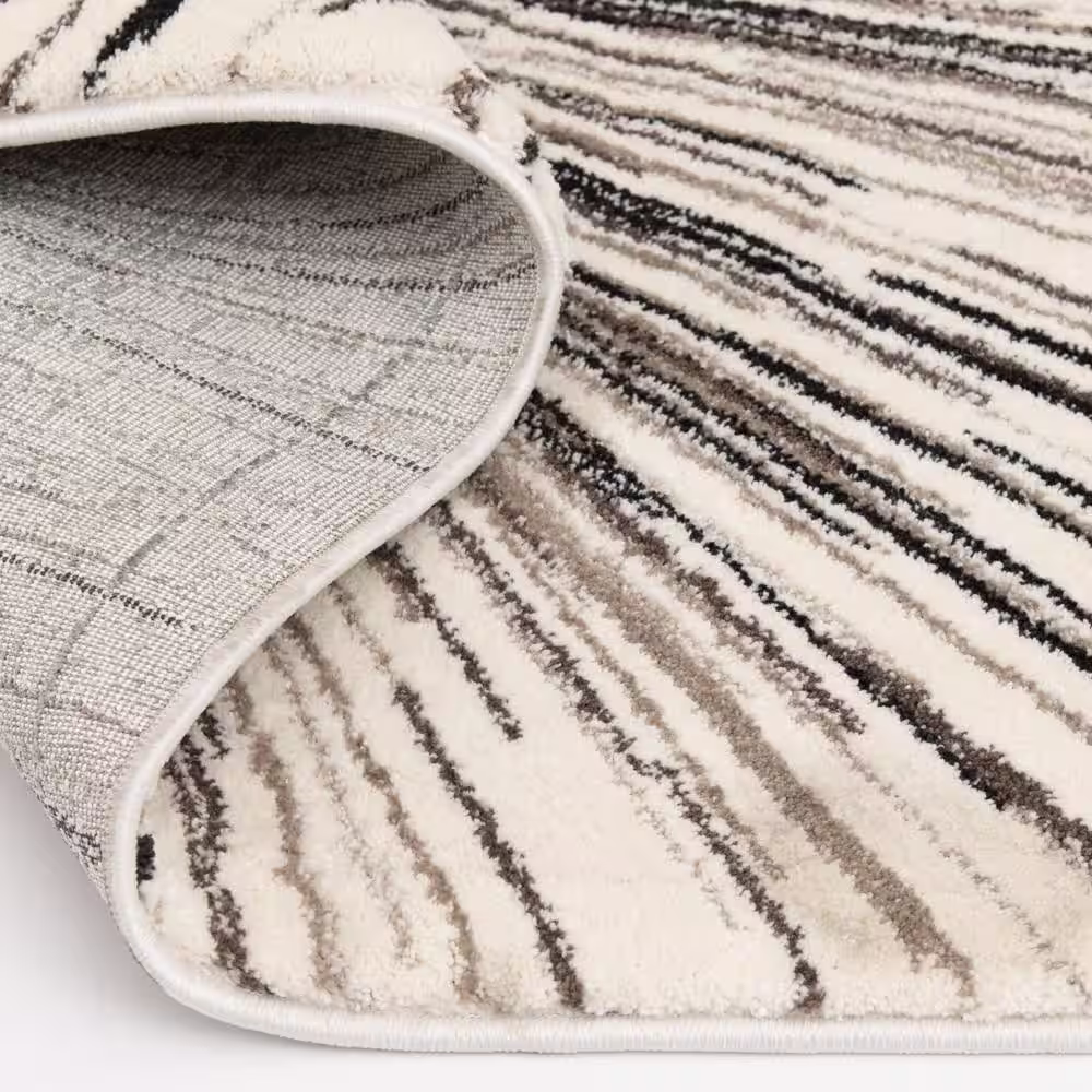 None Bazaar Zondra Multi 5 ft. x 7 ft. Abstract Area Rug