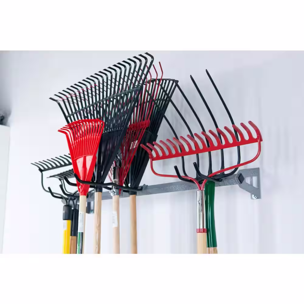 Monkey Bars 8-Rake Storage Rack