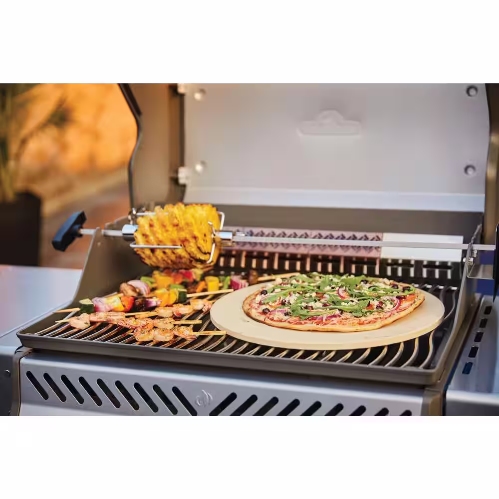 NAPOLEON Rogue 3-Burner Propane Gas Grill in Stainless Steel with Infrared Rear and Side Burners