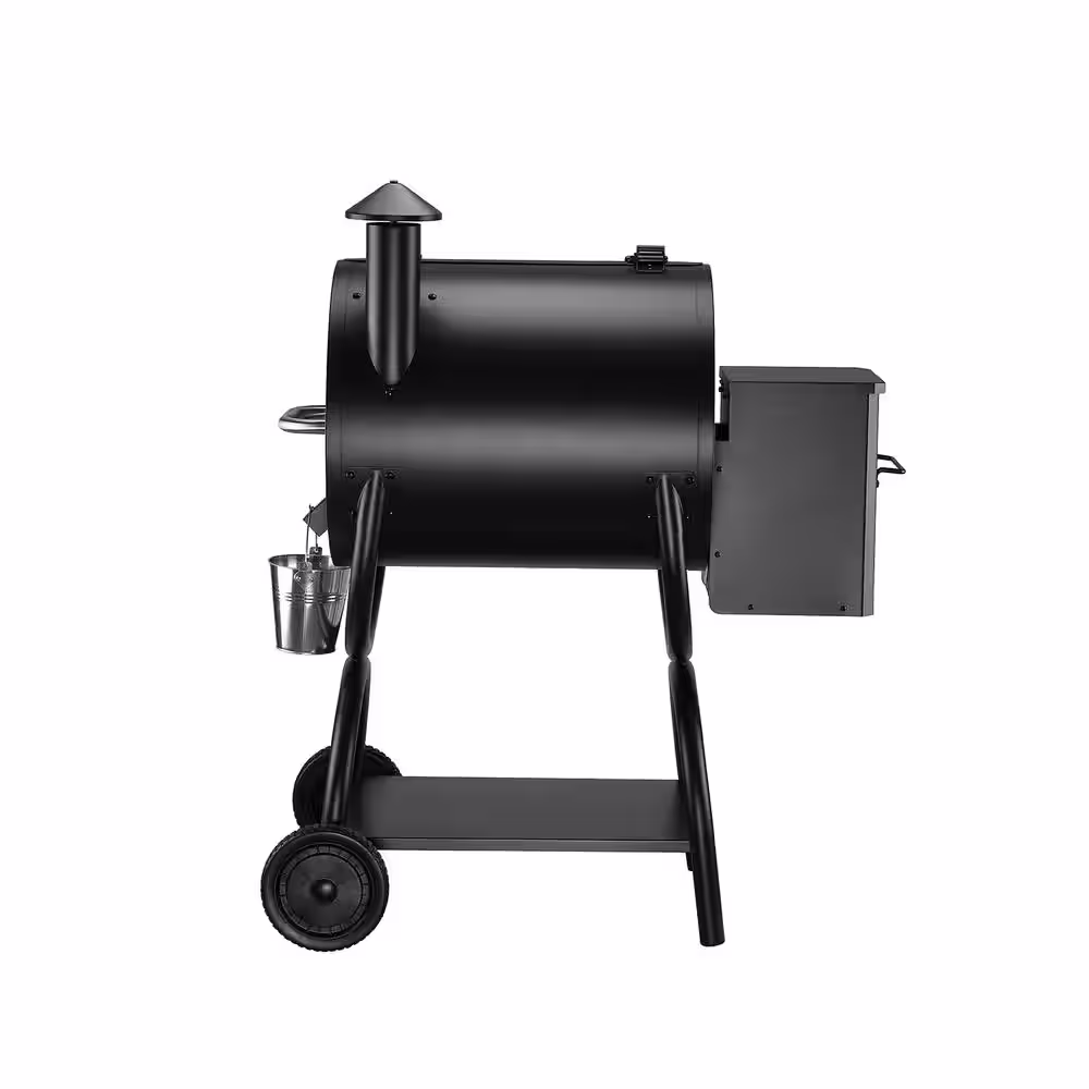 Z GRILLS 585 sq. in. Pellet Grill and Smoker in Black
