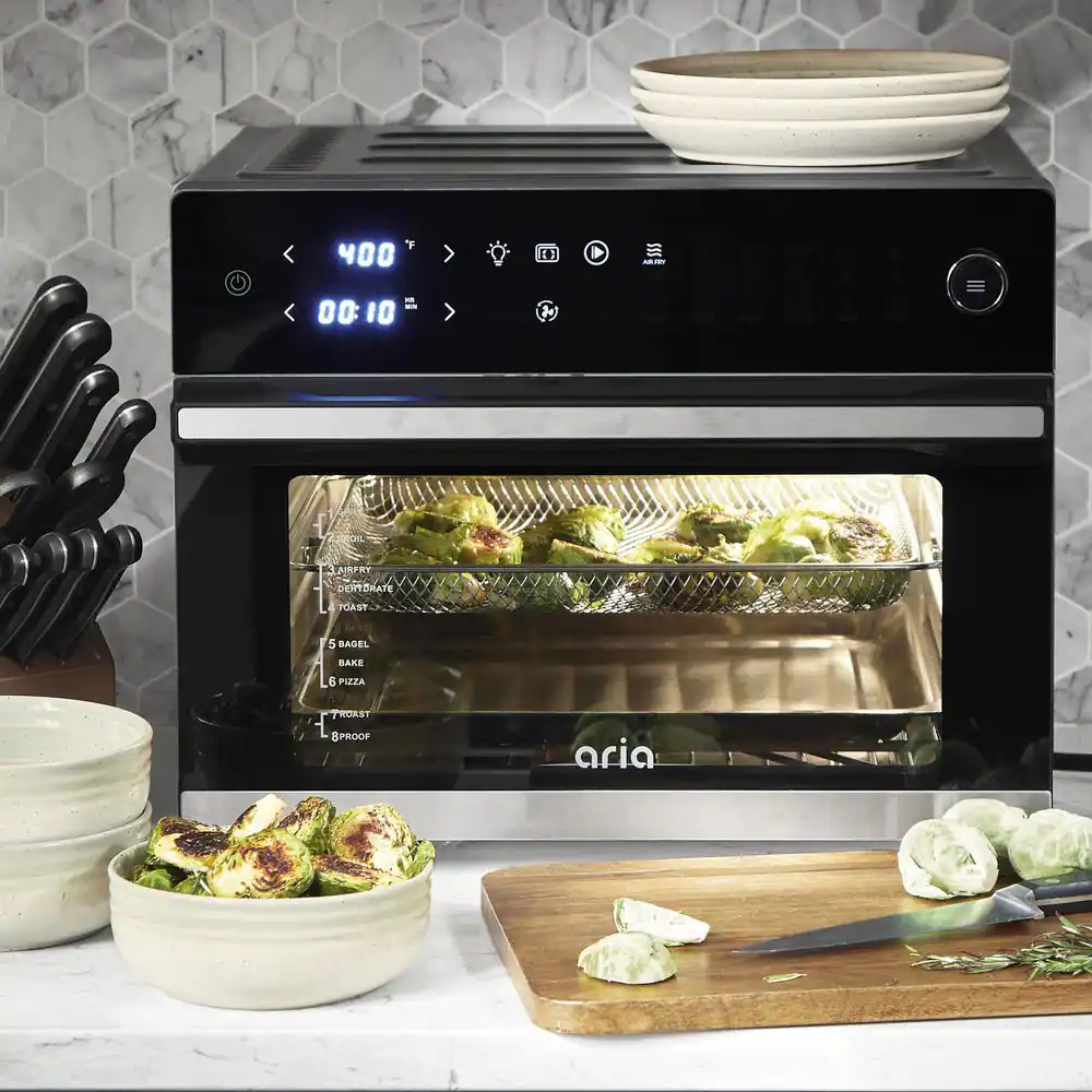 ARIA Ariawave 36 qt. Black Air Fryer Oven