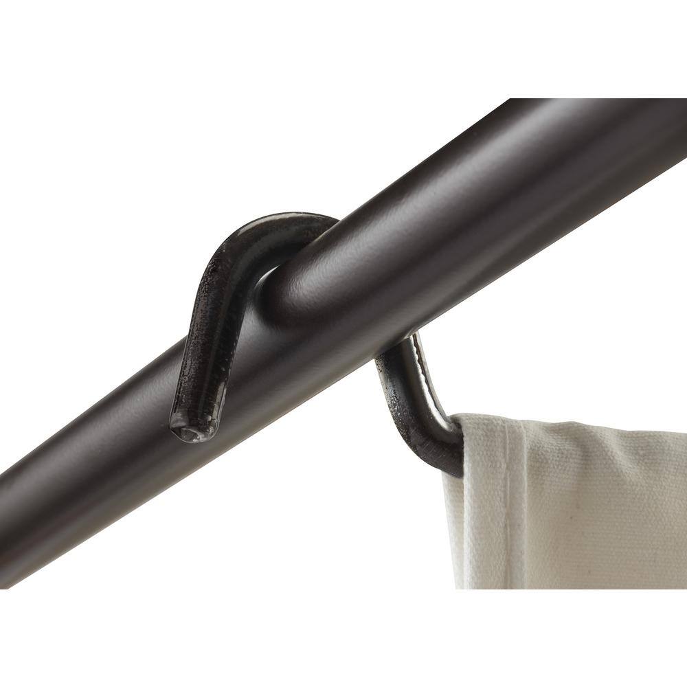 TRINITY 3-Bag Bamboo Laundry Station with Bronze Poles