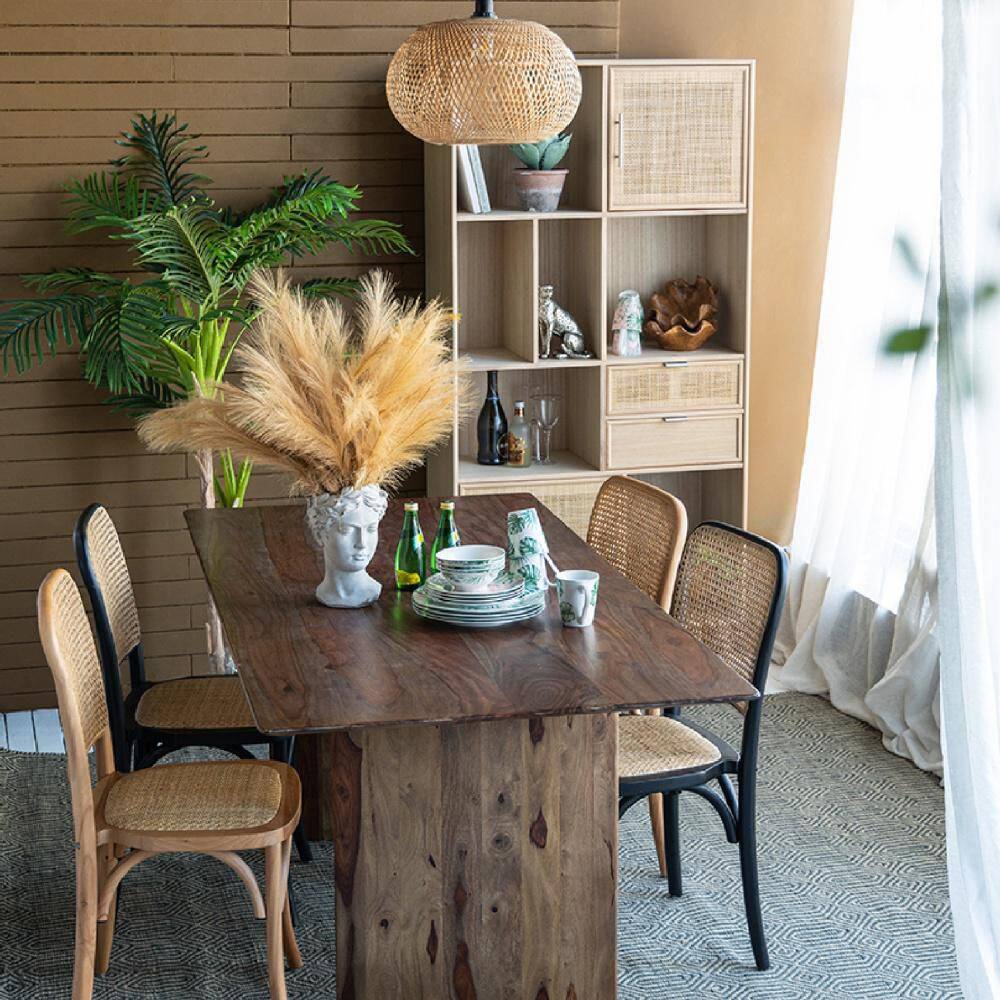 None Beige Wooden Accent Cabinet 14.6 in. L x 35.4 in. W x 74.4 in. H