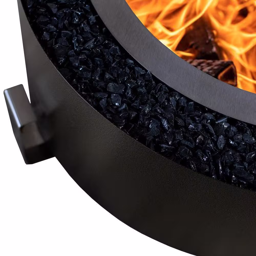 Breeo Luxeve Bronze Vein with Black Glass Smokeless Fire Pit