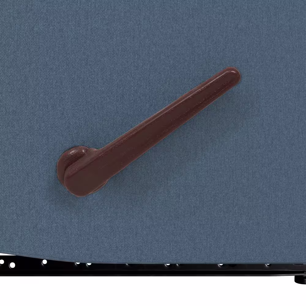 ProLounger Caribbean Blue Plush Low-Pile Velour Tufted Back Extra Large Wall Hugger Reclining Chair