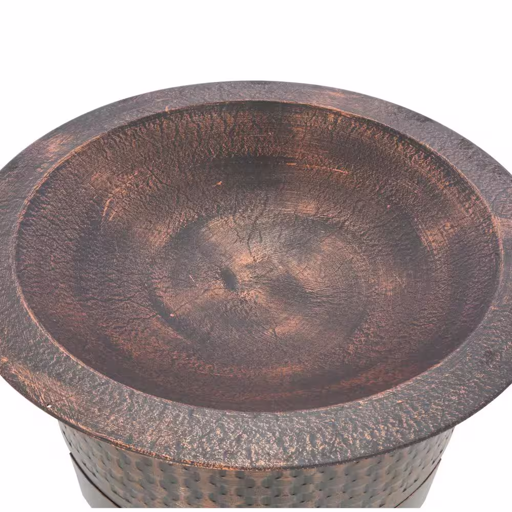 Gilbert & Bennett Woven Base Cast Iron Fire Pit