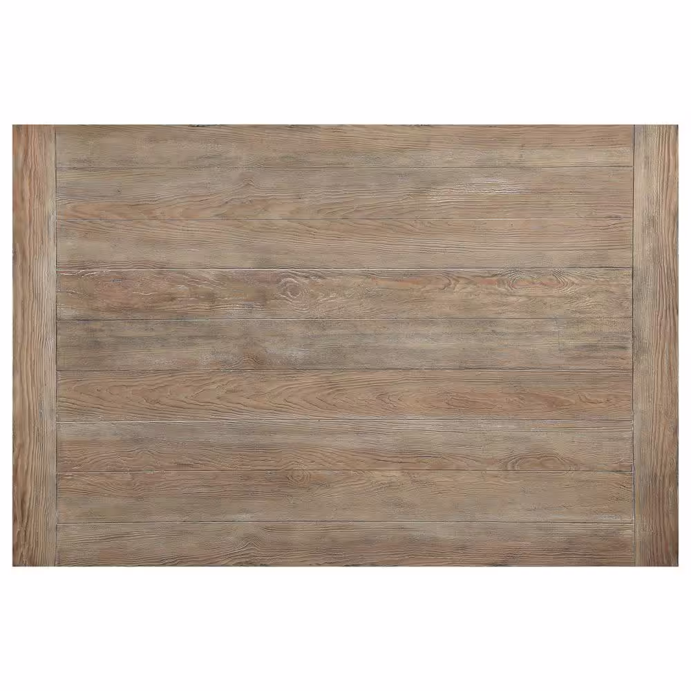 HomeSullivan Malvern 60 in. Light Distressed Natural Large Rectangle Wood Coffee Table