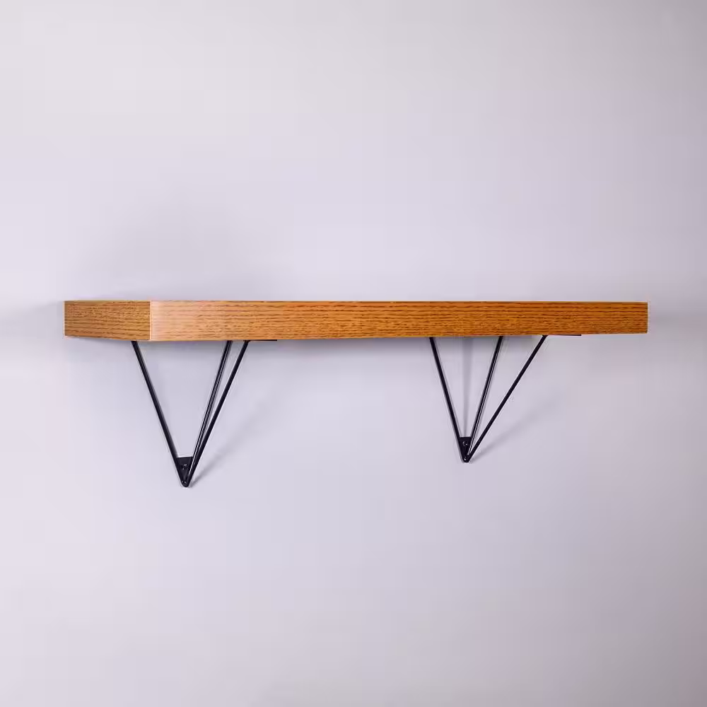 Everbilt Black Shelf Bracket Kit