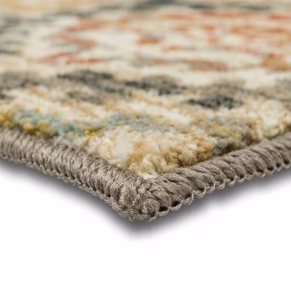StyleWell Gwendolyn Multi 2 ft. x 3 ft. Medallion Machine Washable Area Rug