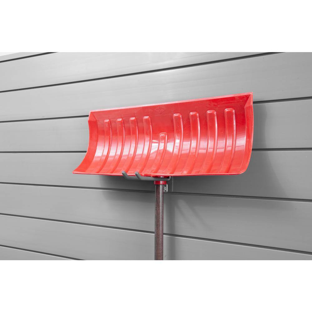 CROWNWALL Slatwall 55 lbs. 8 in. Locking Double Hook (3-Pack)