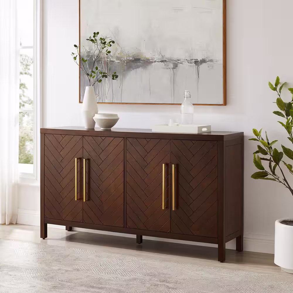 CROSLEY FURNITURE Darcy Dark Brown Sideboard