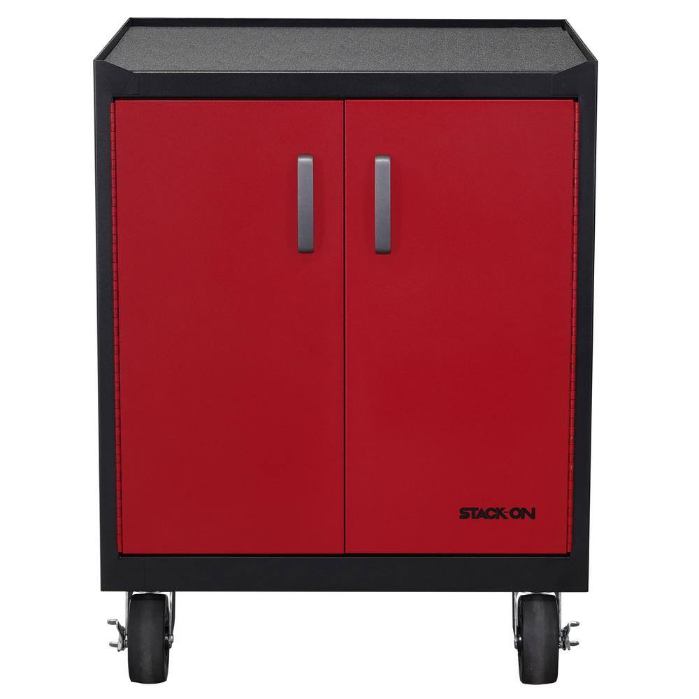 STACK-ON Modular Garage Cabinets with Drawer - Red
