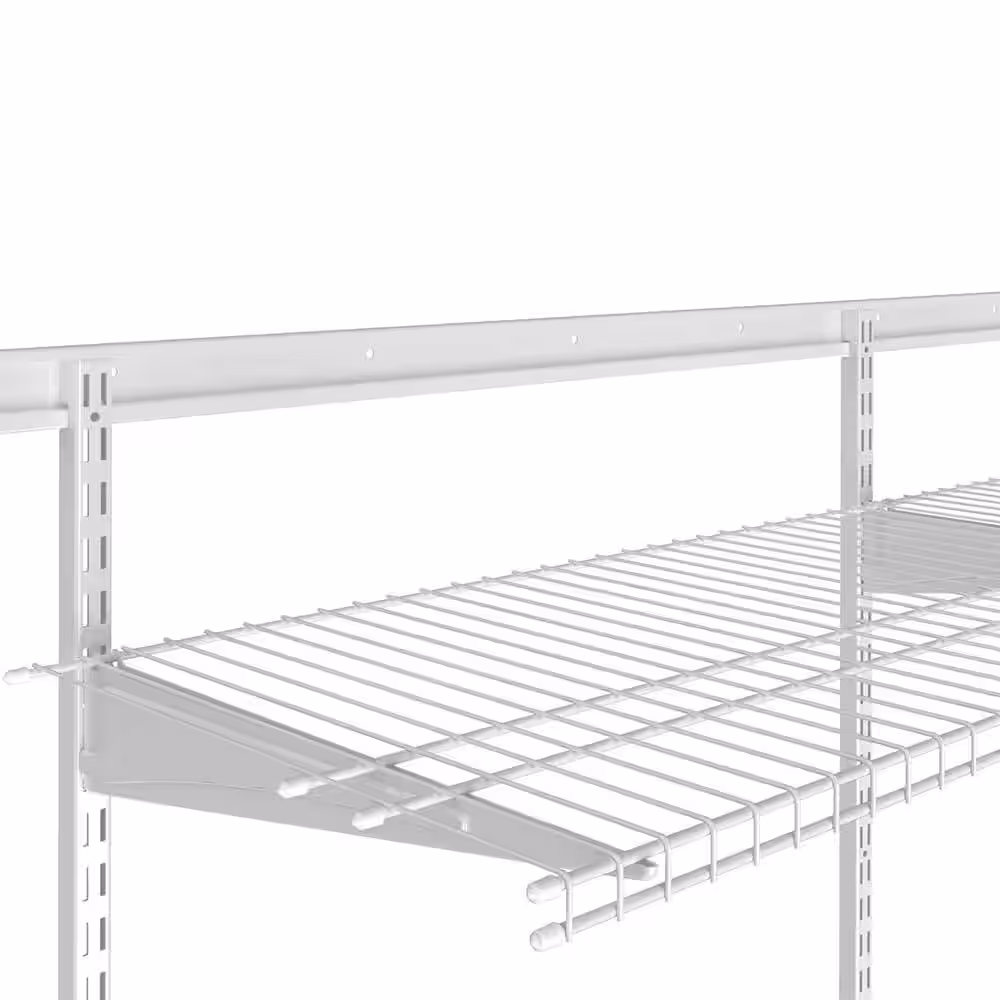 ClosetMaid ShelfTrack 60 in. x 1 in. White Standard (3 Pieces)