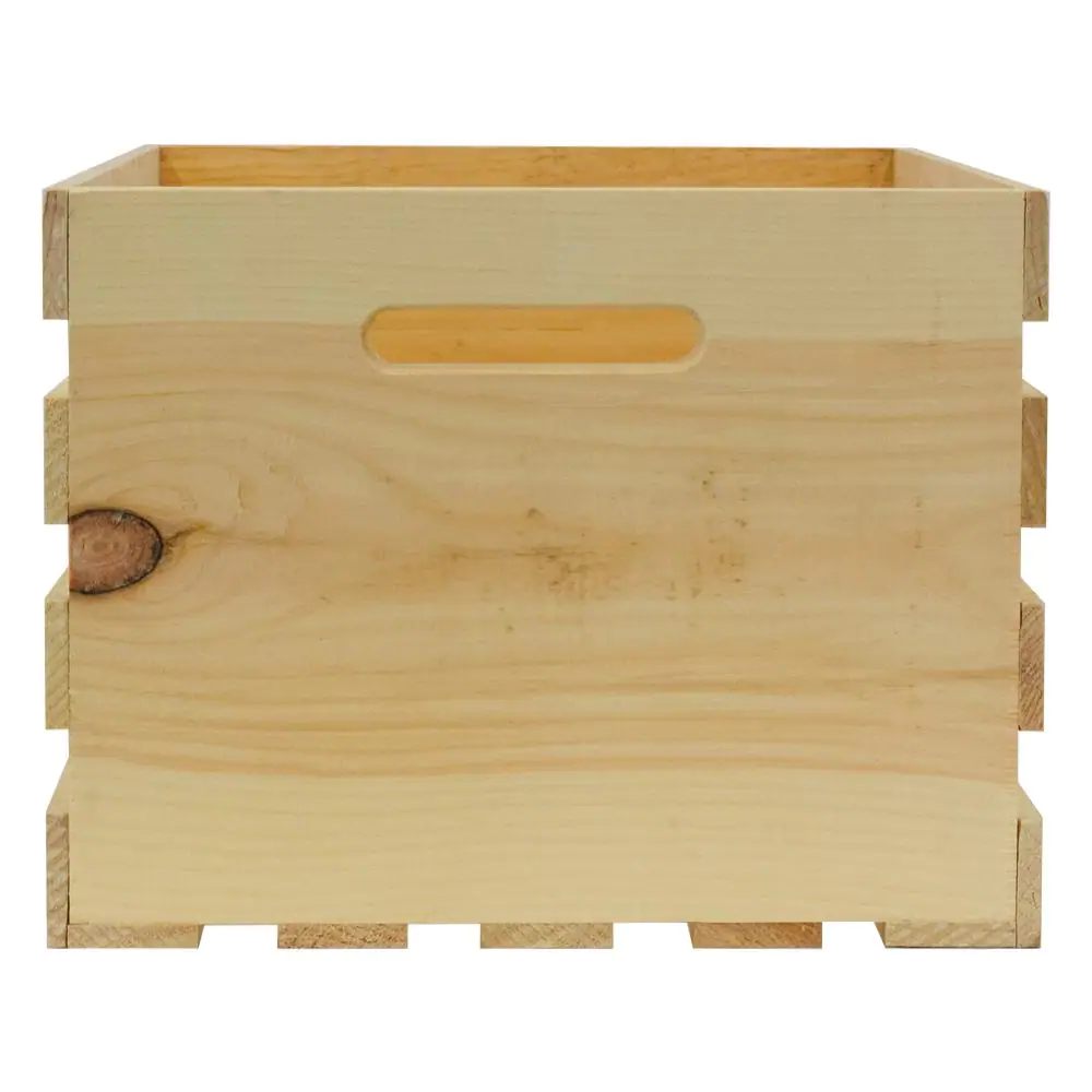 Crates & Pallet 27 in. x 12.5 in. x 9.5 in. X-Large Wood Crate (2- Pack)