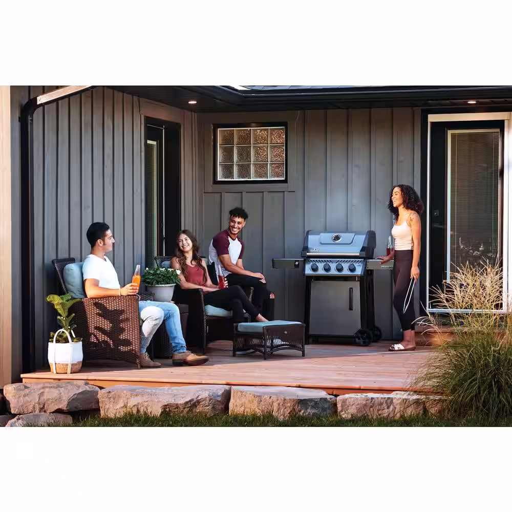 NAPOLEON Freestyle 425 4-Burner Natural Gas Grill in Graphite Grey