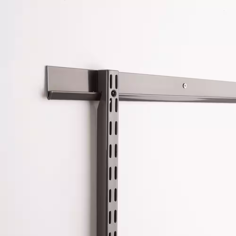 Rubbermaid Tough Stuff 80 in. Hang Rail in Gray
