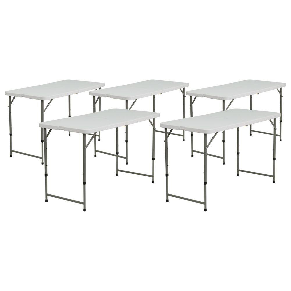 Carnegy Avenue Granite White Folding Table